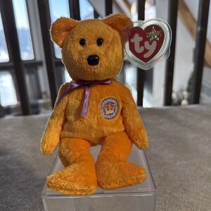 TY Beanie Baby CELEBRATIONS the Golden Jubilee Bear Queens Jubilee Plush 1965KR